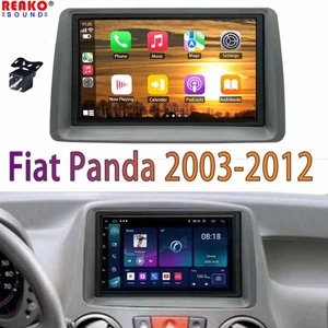 Android 13 Unità Testa Navi GPS Radio Stereo per Fiat Panda 2003-2012 Carplay BT - Imagen 1 de 14