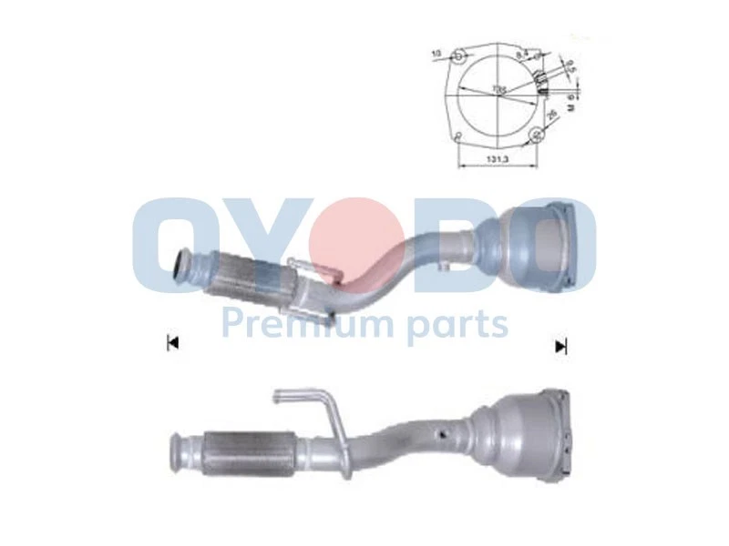 Catalizzatore per CITROËN FIAT LANCIA PEUGEOT 807 C8 EXPERT EXPERT TEPEE JUMPY P - Immagine 1 di 1