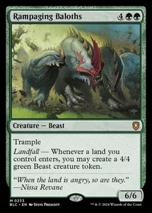 X1 Rampaging Baloths Commander: Bloomburrow regular Magic The Gathering - Imagen 1 de 1