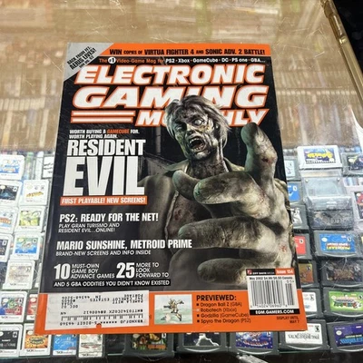 Electronic Gaming Monthly Magazine May 2002 #154 Resident Evil W/ Inserts - Image 1 of 4
