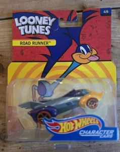 Hot Wheels Road Runner Personaggio Cars Looney Tunes #4/6 2016 DXT12 - Foto 1 di 3