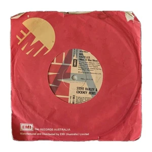 STEVE HARLEY & COCKNEY REBEL "Mr Raffles" RARE 1976 AUSSIE PROMO 7" VINYL SINGLE - Picture 1 of 4