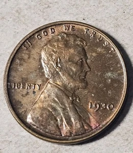 1930-P 1C Lincoln Wheat Penny Cent Copper Free Shipping - Picture 1 of 2