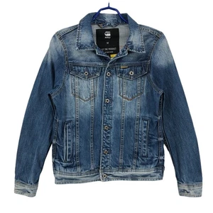G-STAR RAW Men Denim Trucker Jacket Size M - Picture 1 of 10