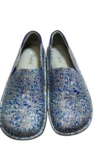 Alegria Women's Shoes Size 9.5/ 10 EU 40 Debra Quarry Blue Comfort Slip On Shoes - Picture 1 of 6