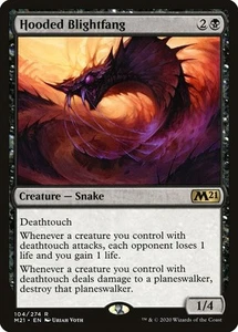 Hooded Blightfang - Core Set 2021 (M21) - FOIL (Near Mint NM) - Picture 1 of 1