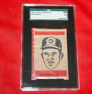 Cubs Ron Santo 1965 Topps Transfer SGC Grade 84 NM 7 - Picture 1 of 3
