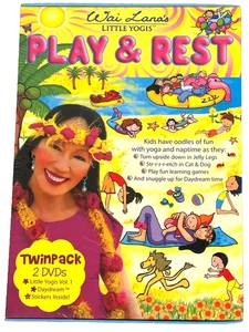 Wai Lana's Little Yogis Play & Rest Vol. 1 & Daydream DVDs Kids Yoga & Nap - NEW - Imagen 1 de 4