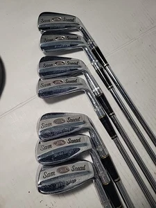 Wilson Sam Snead Blue Ridge  Hat Aero-Flo RH Steel Iron Set 4-9, Vtg With 2 Iron - Picture 1 of 12