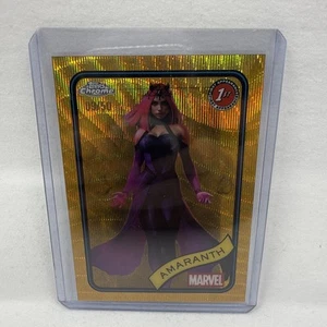 Amaranth Topps Chrome Marvel 2025 Gold /50 SSP 1st Appearance - Picture 1 of 2