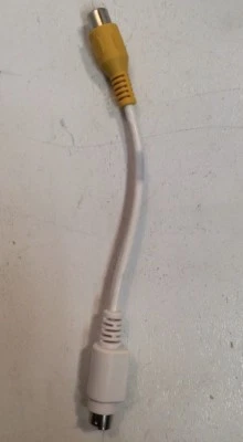 Video Male 4 Pin Serial To Female RCA Coaxial Converter ElectronicsRecycled - Image 1 of 4