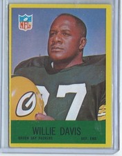 1967 P.G.C. Willie Davis Green Bay Packers {last card}