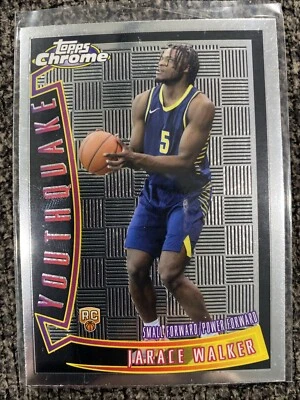 2023-24 Topps Chrome Youthquake Jarace Walker #YQ-5 Rookie RC Pacers Mint 🔥💎🏀 - Image 1 of 2