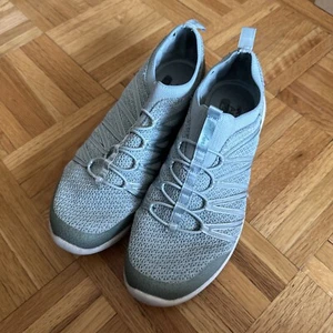 Skechers Womens Arya 23757 Blue Running Shoes Sneakers Size 8 - Picture 1 of 5