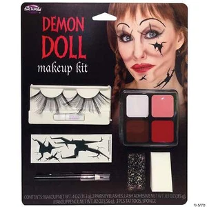Demon Doll Face Makeup Kit - Picture 1 of 4