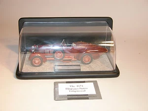 1924 HISPANO-SUIZA TULIPWOOD FRANKLIN MINT 1:24 DIECAST WITH DISPLAY - Picture 1 of 7