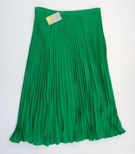 Boden Bright Green Pleated Skirt - UK 14 - BNWT - TO343 BGR - Picture 1 of 14
