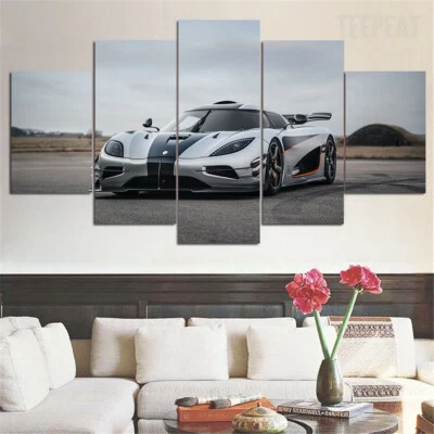 Cartel de arte de pared con impresión en lienzo de 5 paneles CCXR Super Car decoración del hogar Foto 1 de 4