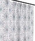 Fabric Shower Curtains for Bathroom: Printed Cloth Medallion Damask Design Rose