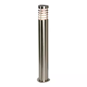 Saxby Bliss Stainless Steel Outdoor Garden Patio E27 LED Bollard Post Light IP44 - Picture 1 of 3