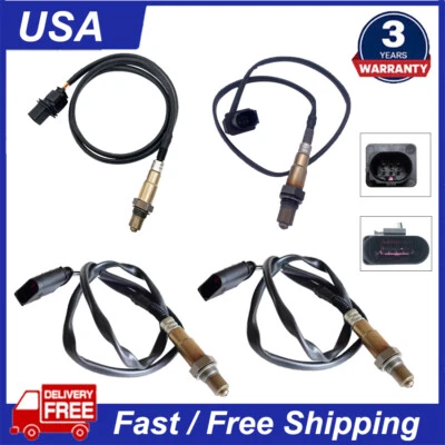 Sensor de O2 4 piezas para Volkswagen Passat 3,6 L V6 2012 2013 2014 2016-2018 arriba+abajo Foto 1 de 4