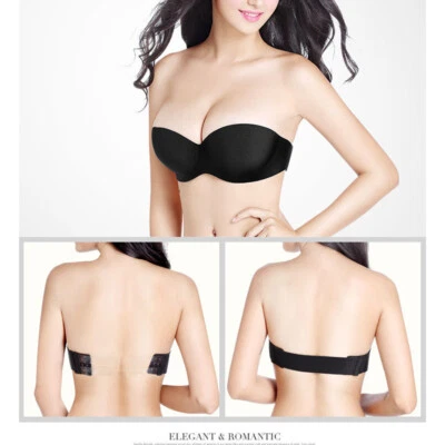 Invisible Bra Breast Lift Underwire Strapless Backless Underwear Nipple Cover - Image 1 of 4
