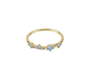 Tanzanite rings Gold Plated 925 Silver ring Minimalist ring Gift for mother - Picture 1 of 3