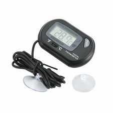 Digital Aquarium Thermometer Fish Tank Temp Meter Tester with Suction cup Q0