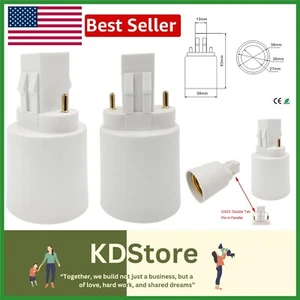 Copper Plated 15-Pack GX23 to E26 Socket Adapters - Lightweight and Strong - Picture 1 of 9