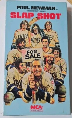 Slap Shot VHS Tape Comedy Hockey Paul Newman Hanson Brothers 1977, Canada Seller - Image 1 of 4