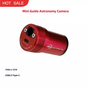 Cámara astronómica mini guía ZWO ASI174MM 1/1.2" USB2.0 para imágenes planetarias - Imagen 1 de 3