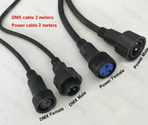 10x outdoor stage lights DMX cable Dj Disco Bar Party Stage Lighting power cable - Picture 1 of 5