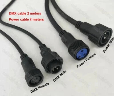 10x outdoor stage lights DMX cable Dj Disco Bar Party Stage Lighting power cable - Image 1 of 4