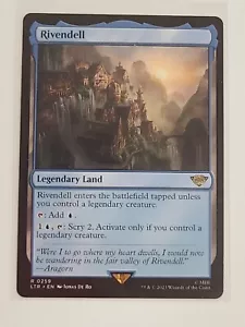 MTG Gran Burrone Il Signore degli Anelli: Racconti della Terra di Mezzo 0259 Regolare Raro - Foto 1 di 1