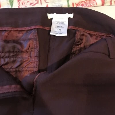 Брюки женские Cooper & Ella размер 14 темно-бордовые - Изображение 1 из 4