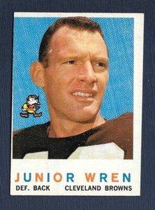 1959 Topps Junior Wren #169 Cleveland Brown VGEX