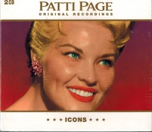 PATTI PAGE - ICONS - ORIGINAL RECORDINGS - 50 SONGS - NEW SEALED 2 CD IMPORT SET - Imagen 1 de 2