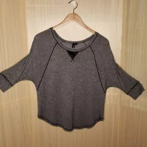 Kensie Damen meliert weich dehnbar Dolman Ärmel Athleisure Top Medium - Bild 1 von 7