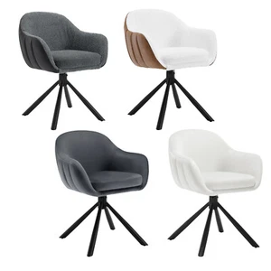 2x Esszimmerstühle drehbar Drehstuhl Küchenstuhl Armlehnstuhl Polsterstuhl #3006 - Bild 1 von 15