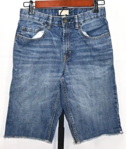 GAP Kids Blue Jean Shorts Size 14 100% Cotton RN#54023 Waist - 27" - Picture 1 of 3