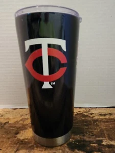 Minnesota Twins Baseball Steel Cup 20 Oz. Tumbler Logobrands Hot/Cold BPA -Free - Picture 1 of 8