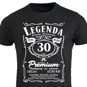 30 lat urodziny Legenda Smieszna Koszulka polnisches T-Shirt Prezent Dla Mezczyzn PL - Bild 1 von 20