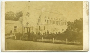 CDV 1869 L. Werner, Dublin. Chapelle du College Français, Blackrock. Widmung. - Bild 1 von 3