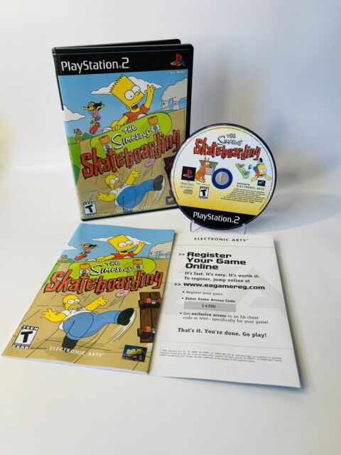 The Simpsons - Skateboarding - PS2 - Mastra Games