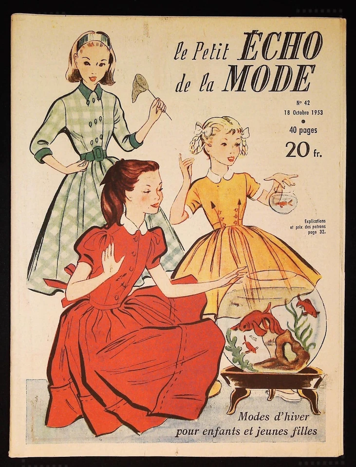 Le Petit Echo de la Mode année 1953, Ancien magazine Français N°42 - Photo 1/1