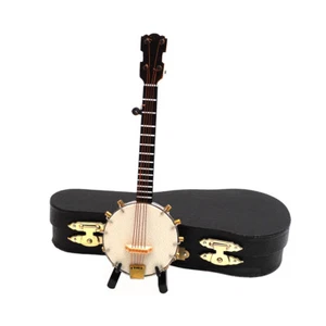 Miniatur Banjo Modell mit Tragetasche für Dollhouse bjd ob11 Actionfigur - Bild 1 von 7