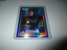 Joseph Cruz 2010 1st Bowman Chrome Prospect Purple Refractor #BCP15 /999