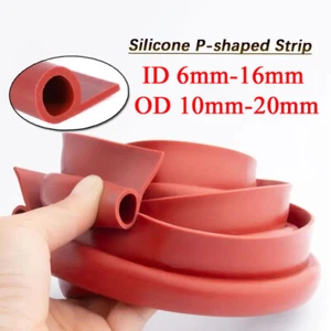 Silicone Rubber P Profile Oven Cooker Door Seals Gaskets Seal Tape Strip Replace - Picture 1 of 8