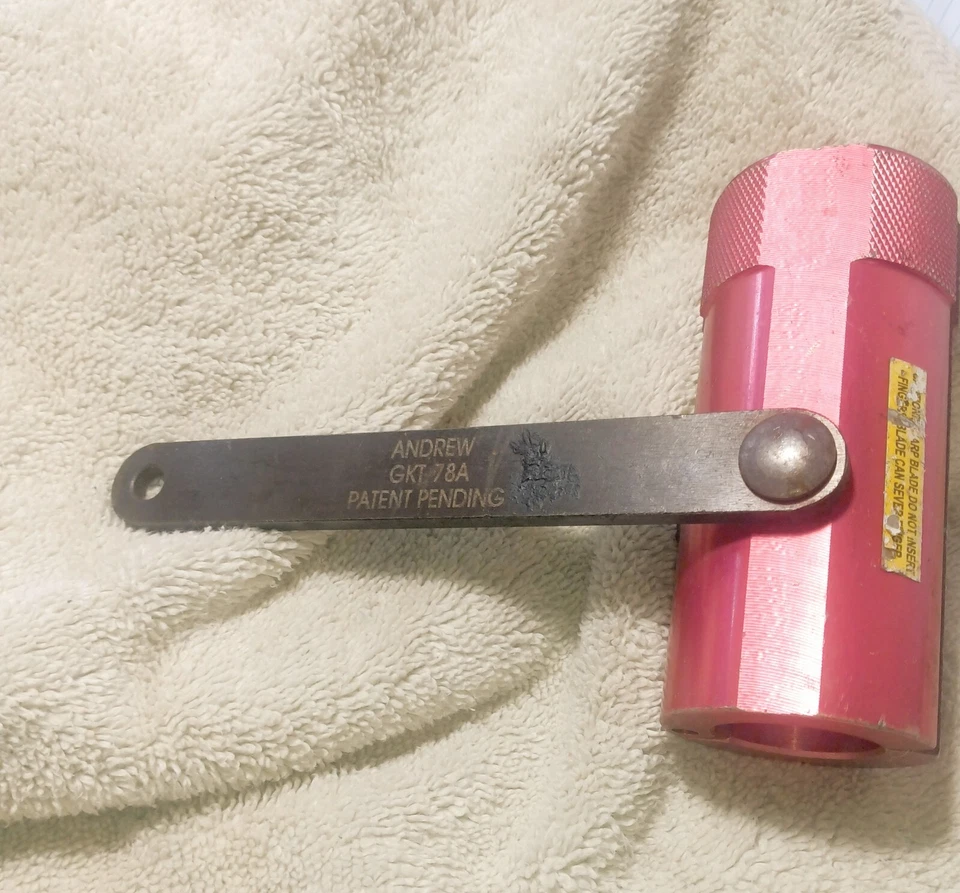 Commscope/Andrew Aluminum Ground Kit Jacket Stripping Tool Gkt- 78A - Image 1 of 3