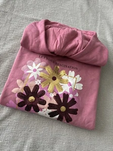 Primark Girls's Pink Hoodie Size 11-12-NWT - Picture 1 of 4